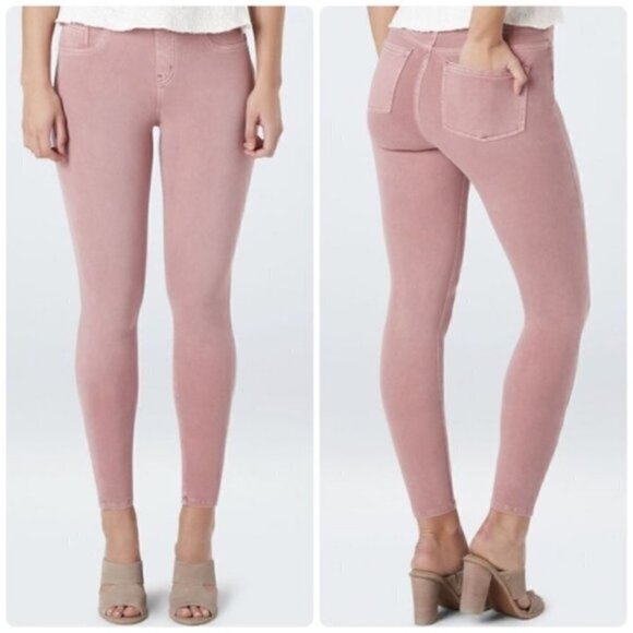 SPANX Jean-ish Ankle pink Leggings - Picture 1 of 6